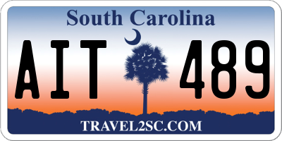 SC license plate AIT489