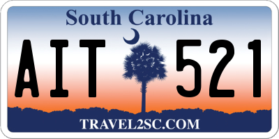 SC license plate AIT521