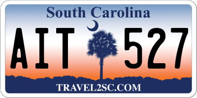 SC license plate AIT527
