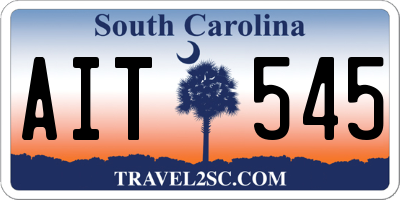 SC license plate AIT545