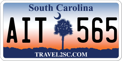 SC license plate AIT565
