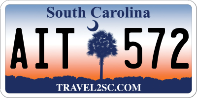SC license plate AIT572