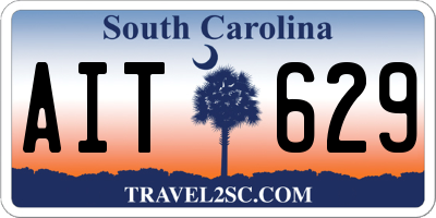 SC license plate AIT629