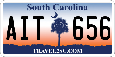 SC license plate AIT656