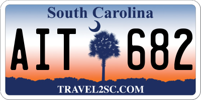 SC license plate AIT682