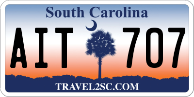 SC license plate AIT707