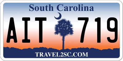 SC license plate AIT719