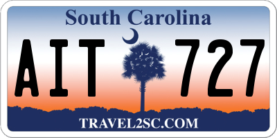 SC license plate AIT727