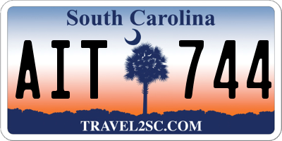 SC license plate AIT744