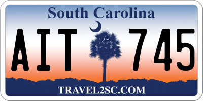 SC license plate AIT745
