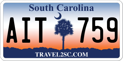 SC license plate AIT759
