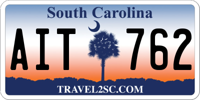 SC license plate AIT762
