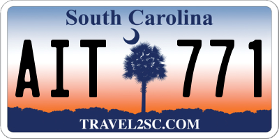 SC license plate AIT771