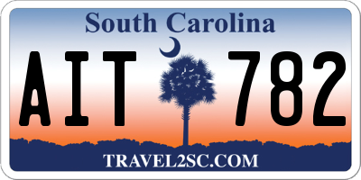 SC license plate AIT782