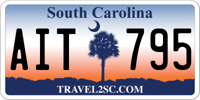 SC license plate AIT795