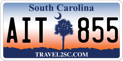 SC license plate AIT855