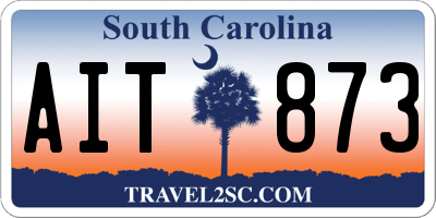 SC license plate AIT873
