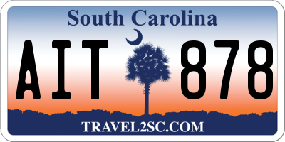 SC license plate AIT878