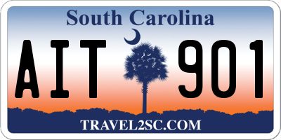 SC license plate AIT901