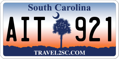 SC license plate AIT921