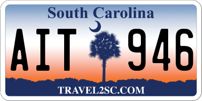 SC license plate AIT946