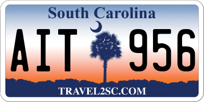 SC license plate AIT956