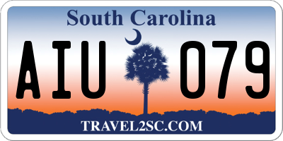 SC license plate AIU079