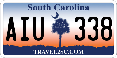 SC license plate AIU338