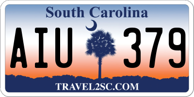 SC license plate AIU379