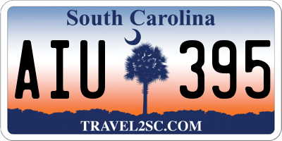 SC license plate AIU395