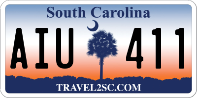 SC license plate AIU411