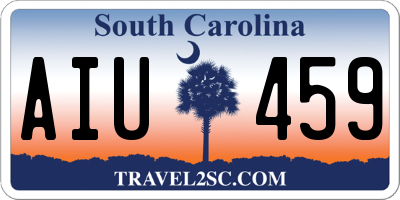 SC license plate AIU459