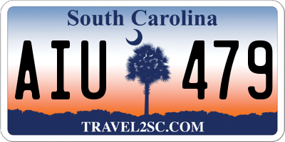 SC license plate AIU479