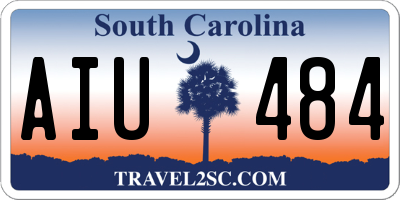 SC license plate AIU484