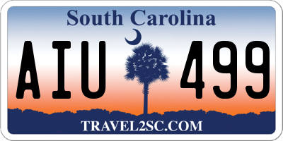 SC license plate AIU499