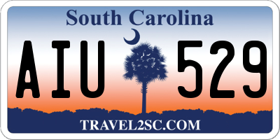 SC license plate AIU529