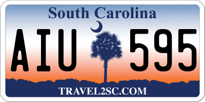 SC license plate AIU595