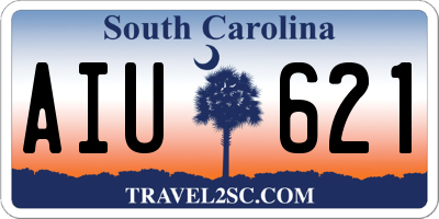 SC license plate AIU621