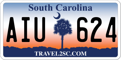 SC license plate AIU624