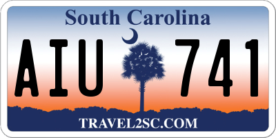SC license plate AIU741