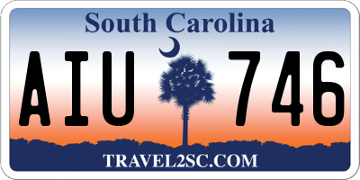 SC license plate AIU746