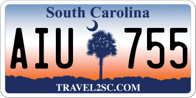 SC license plate AIU755