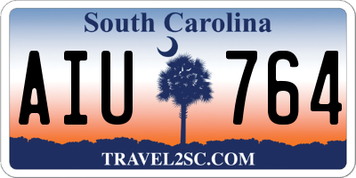 SC license plate AIU764