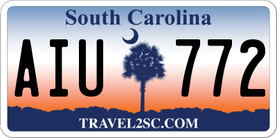 SC license plate AIU772