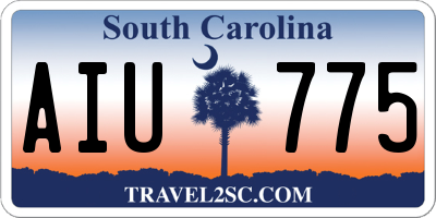SC license plate AIU775