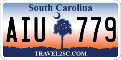 SC license plate AIU779
