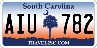 SC license plate AIU782