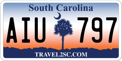 SC license plate AIU797