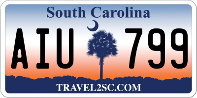 SC license plate AIU799