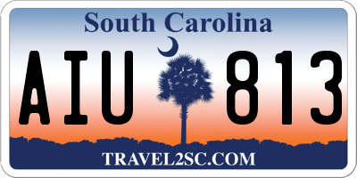 SC license plate AIU813
